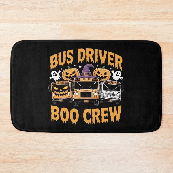 Item preview, School Bus Driver Boo Crew Witch Hat Pumpkin Ghost Halloween designed and sold by Sandrhaus.