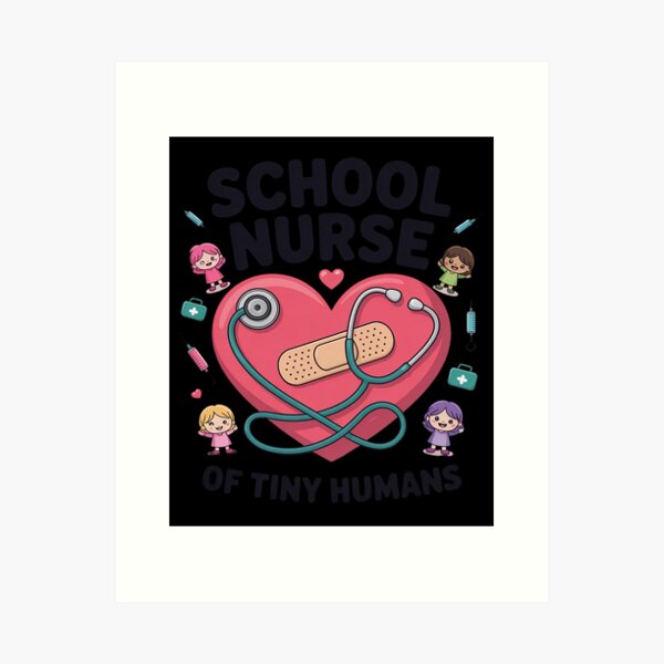 Item preview, School Nurse of Tiny Humans Funny Back to School designed and sold by Sandrhaus.