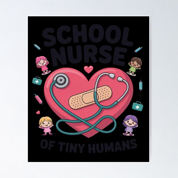 Item preview, School Nurse of Tiny Humans Funny Back to School designed and sold by Sandrhaus.