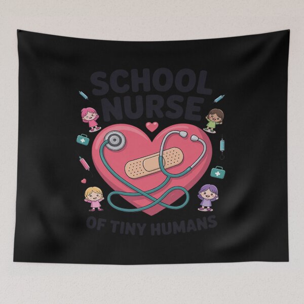 Item preview, School Nurse of Tiny Humans Funny Back to School designed and sold by Sandrhaus.