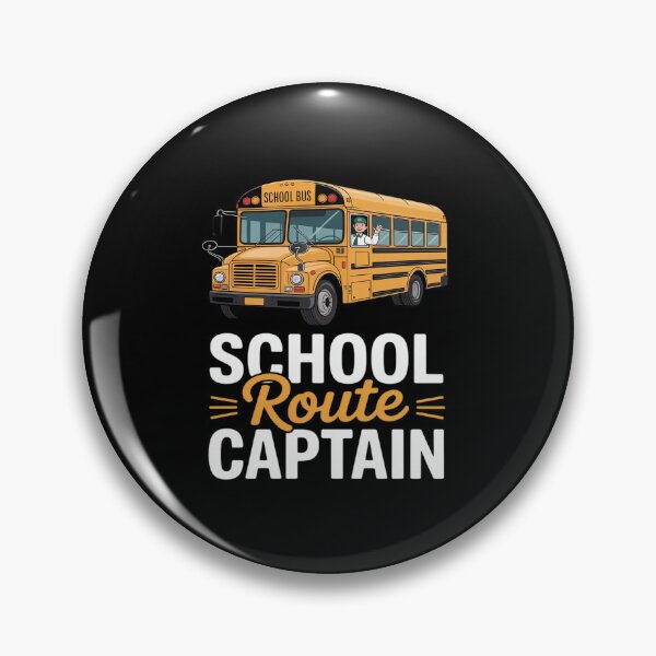 Item preview, School Route Captain School Bus Driver Back to School designed and sold by Sandrhaus.
