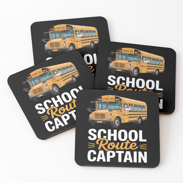 Item preview, School Route Captain School Bus Driver Back to School designed and sold by Sandrhaus.