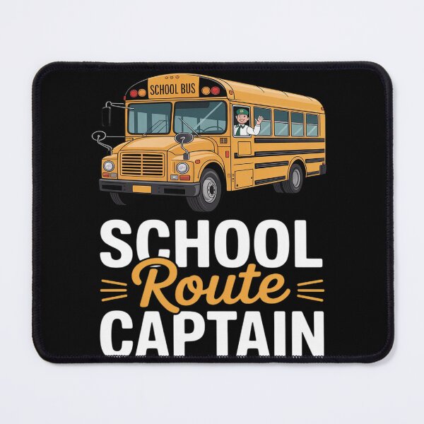 Item preview, School Route Captain School Bus Driver Back to School designed and sold by Sandrhaus.