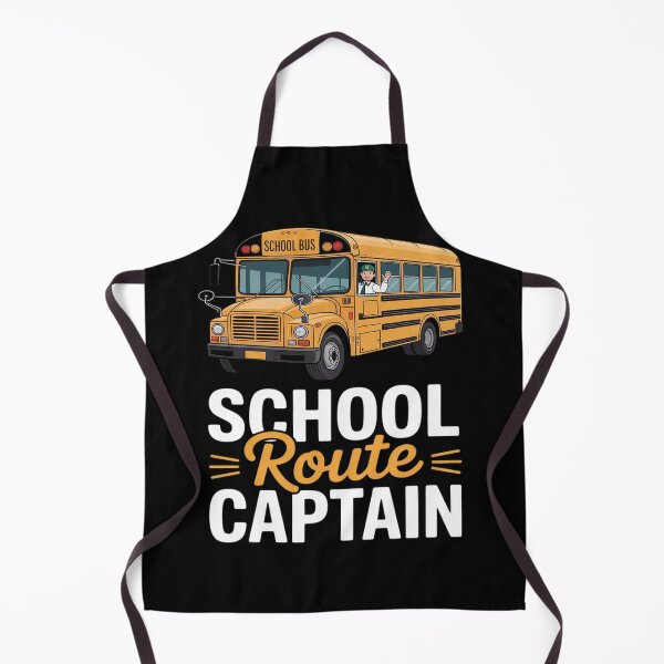 Item preview, School Route Captain School Bus Driver Back to School designed and sold by Sandrhaus.