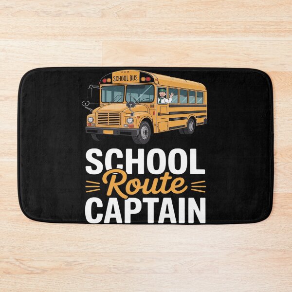 Item preview, School Route Captain School Bus Driver Back to School designed and sold by Sandrhaus.