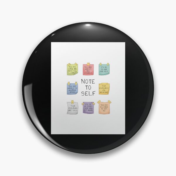 Item preview, Note To Self Mental Health Self-Love designed and sold by AprilClark23.