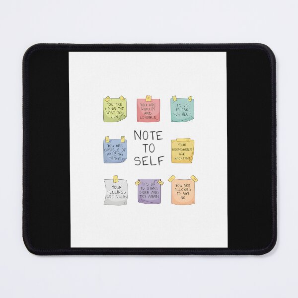 Item preview, Note To Self Mental Health Self-Love designed and sold by AprilClark23.
