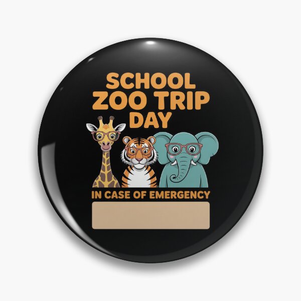 Item preview, School Zoo Trip Safety for Kids with Emergency Contact designed and sold by ryukaizox1.
