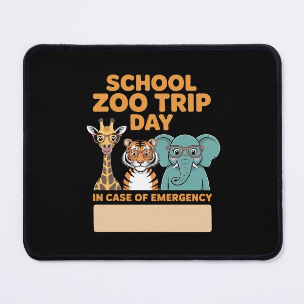 Item preview, School Zoo Trip Safety for Kids with Emergency Contact designed and sold by ryukaizox1.