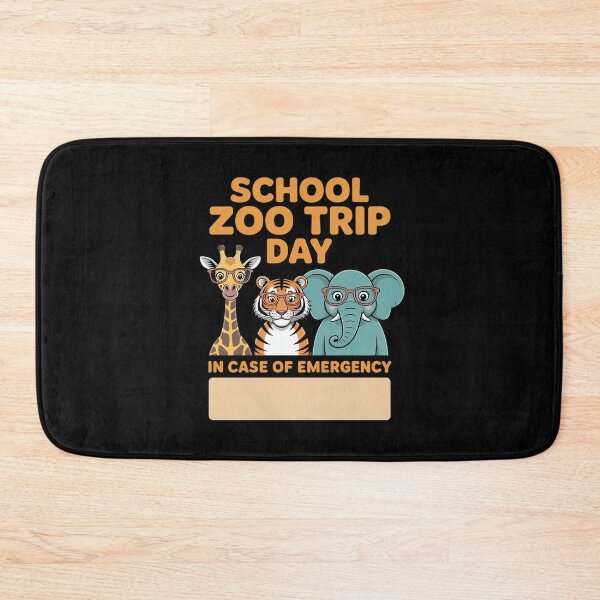 Item preview, School Zoo Trip Safety for Kids with Emergency Contact designed and sold by ryukaizox1.