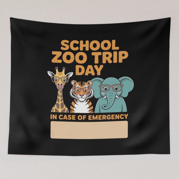 Item preview, School Zoo Trip Safety for Kids with Emergency Contact designed and sold by ryukaizox1.