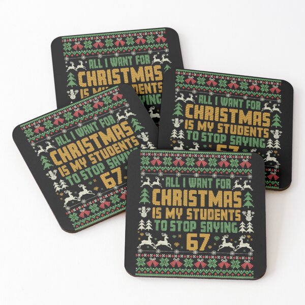 Item preview, Students Saying 6-7 67 Six Seven Funny Teacher Christmas designed and sold by Patchina.