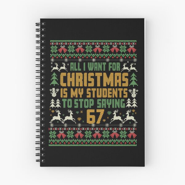Item preview, Students Saying 6-7 67 Six Seven Funny Teacher Christmas designed and sold by Patchina.