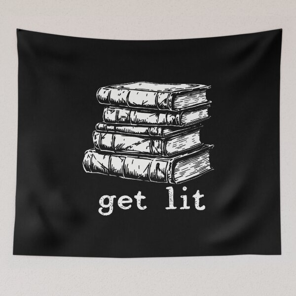 Item preview, Witty Reading Slogan Get Lit Book Nerd Style Books Lover designed and sold by DanielleTonia.