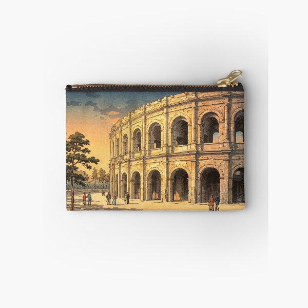Item preview, Amphitheatre of Nîmes Japanese Woodblock Print designed and sold by Takeda-art.