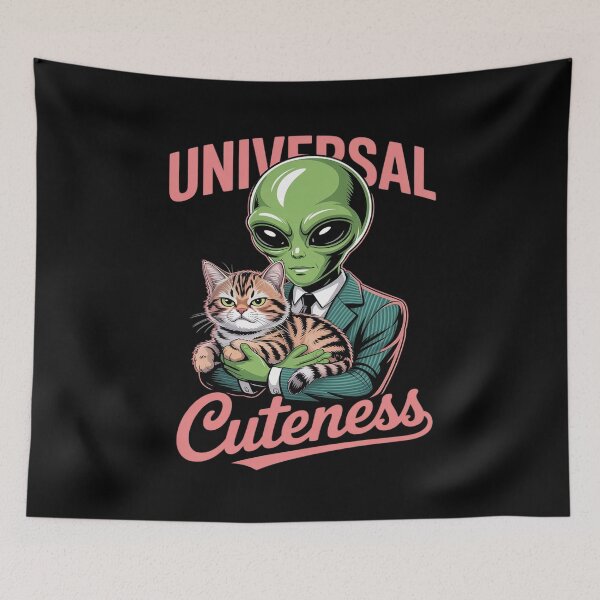 Item preview, Sci Fi - Universal Cuteness Cat Alien designed and sold by ryukaizox1.