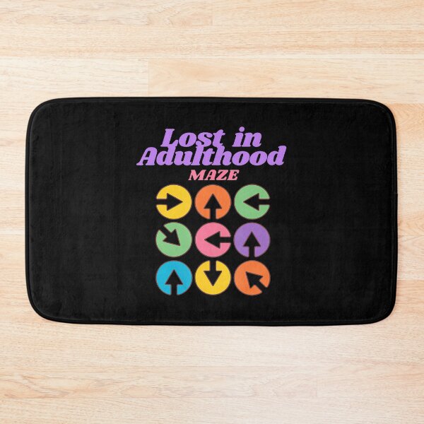 Item preview, Lost In 	hood Maze Funny Life Confusion Humor Journey designed and sold by BeverlyBrenda.