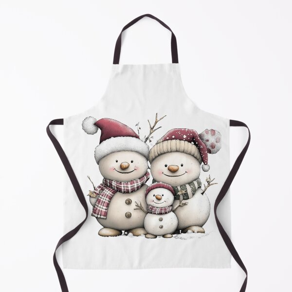 Item preview, Snowman Family offers cheery Christmas Greetings designed and sold by therapymama.