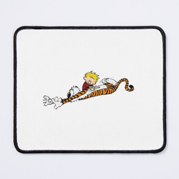 Item preview, Calvin And Hobbes Lazy Sunday Napping Mood Funny Sticker designed and sold by gonyeagoensv.