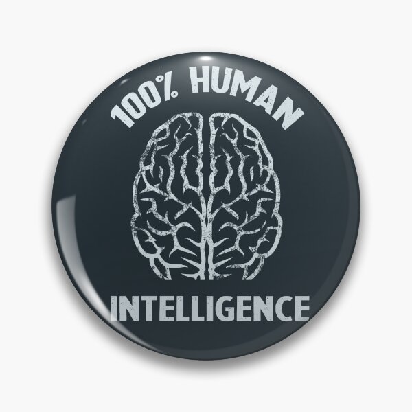 Item preview, STOP AI - 100% Human Intelligence designed and sold by Frank J. Art.