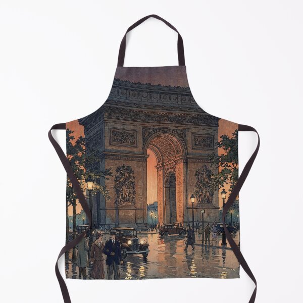 Item preview, Arc de Triomphe afte Rain Japanese Woodblock Print designed and sold by Takeda-art.