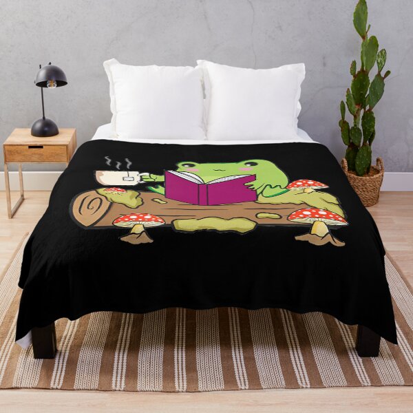 Item preview, Cottagecore Aesthetic Frog On Woodpile Drinking Tea Farmcore designed and sold by BrandyMegan.