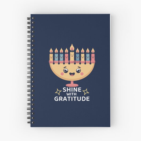 Item preview, Shine With Gratitude – Kawaii Hanukkah Latke Menorah designed and sold by Thank-HaShem.