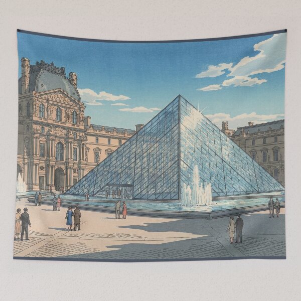 Item preview, Louvre Museum Japanese Woodblock Print designed and sold by Takeda-art.