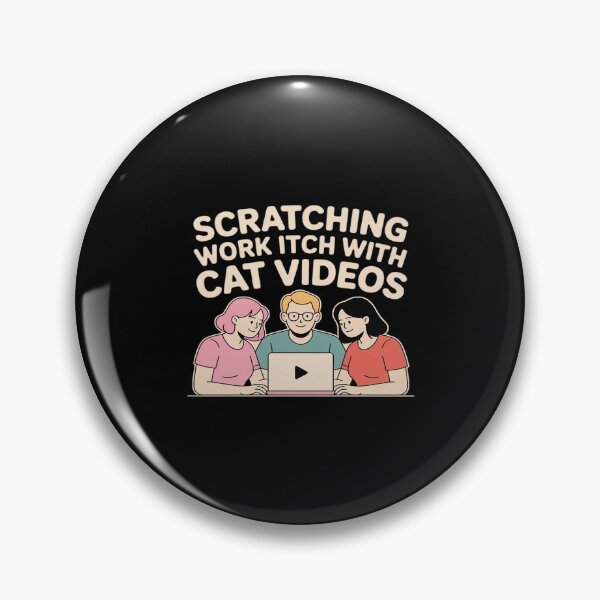 Item preview, Scratching Work Itch with Cat Videos Office designed and sold by ryukaizox1.