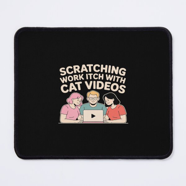 Item preview, Scratching Work Itch with Cat Videos Office designed and sold by ryukaizox1.