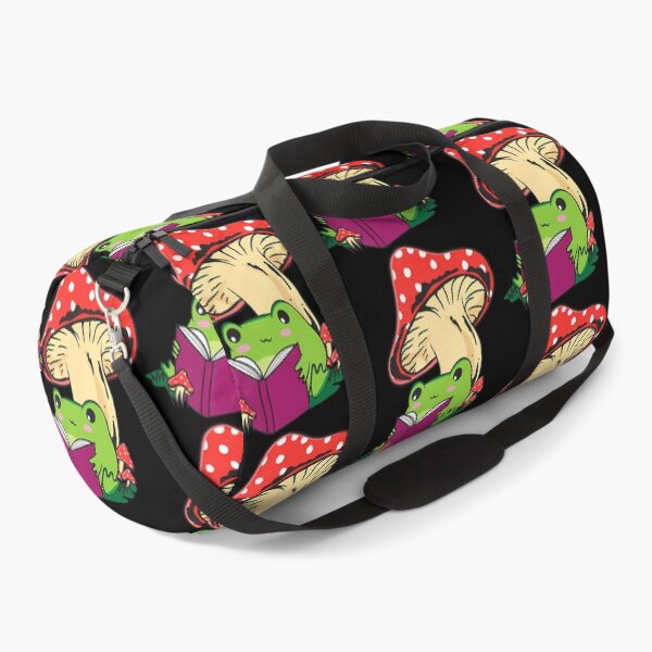 Item preview, Cottagecore Aesthetic Kawaii Frog Reading A Book Mushroom designed and sold by DanielleTonia.