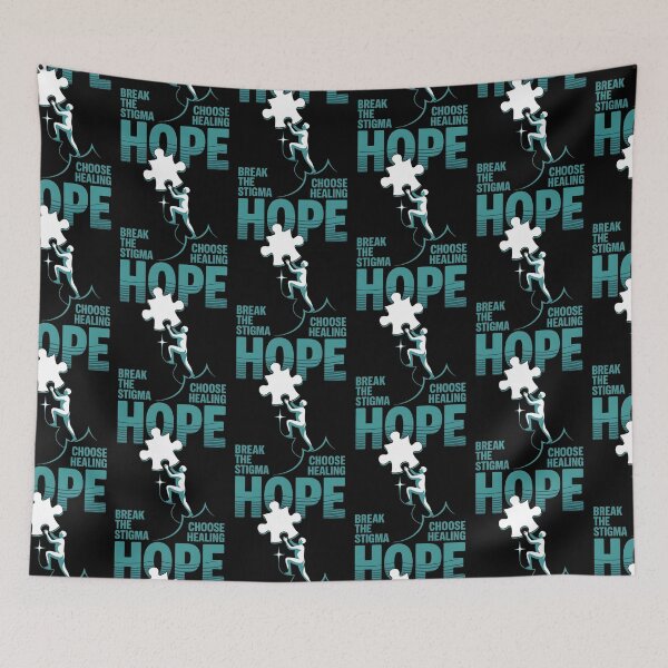 Item preview, HOPE – Inspiring Mental Health Awareness Design designed and sold by Taans-Creation.