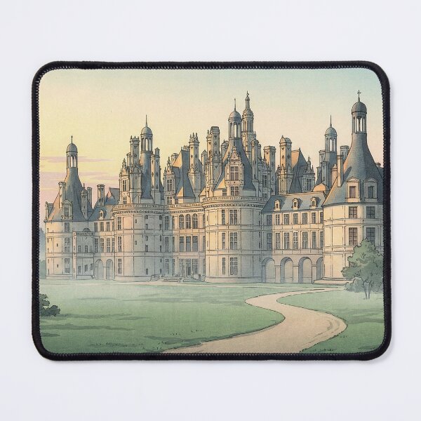 Item preview, Chateau de Chambord Japanese Woodblock Print designed and sold by Takeda-art.