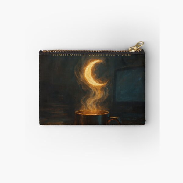 Item preview, Coffee and Chaos – Nightshift Survival Fuel designed and sold by VandVArt.