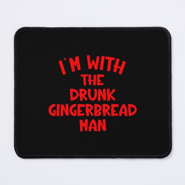 Item preview, I'M With The Drunk Gingerbread Man Couples Christmas Costume designed and sold by EarlineRenee.