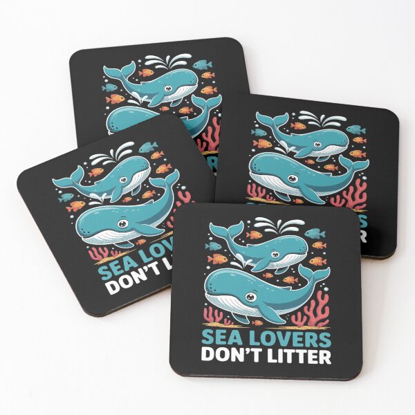 Item preview, Sea Lovers Don't Litter Ocean Conservation designed and sold by Rotasiin.