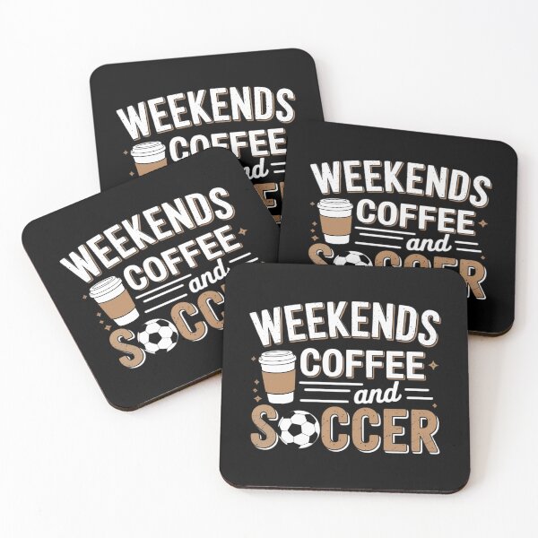 Item preview, Weekends Coffee and Soccer Funny Soccer Football designed and sold by DentistLegal.