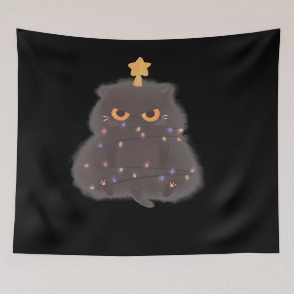 Item preview, Angy Christmas Kitty Tree designed and sold by AprilClark23.