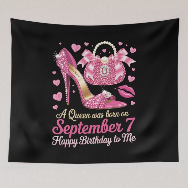Item preview, A Queen Was Born On September 7 Happy Birthday To Me  designed and sold by AmparoBoyle.