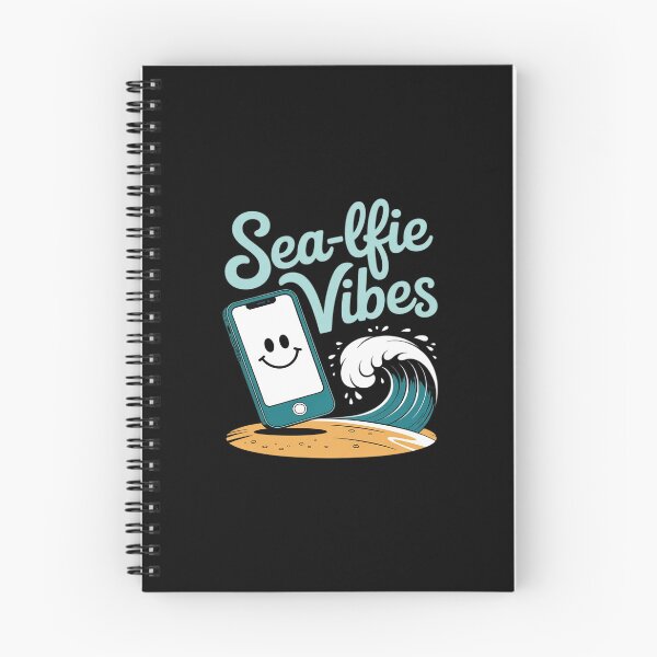 Item preview, Sea-lfie Vibes Neon Teal Coral Beach designed and sold by Rotasiin.