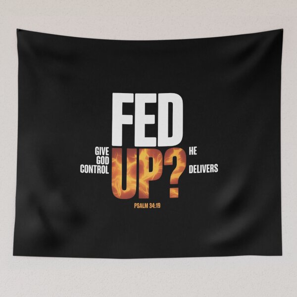 Item preview, FedUp Give God Control  designed and sold by AmparoBoyle.