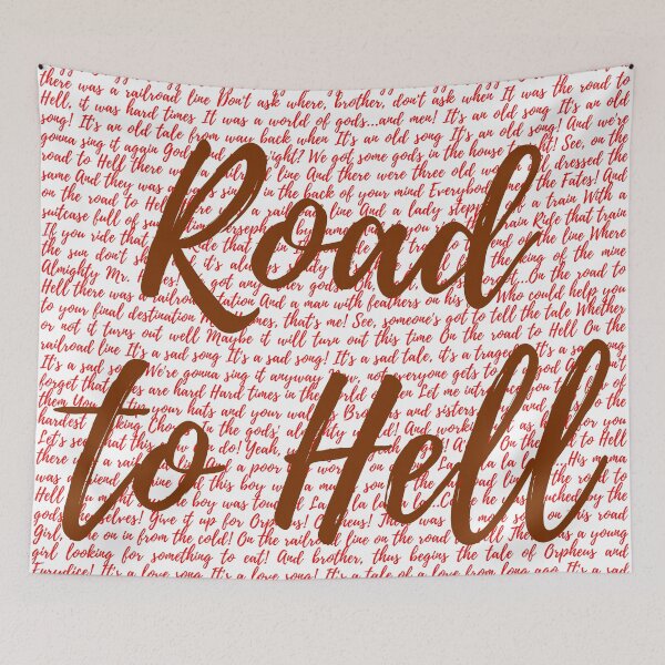 Item preview, Hadestown Lyrics designed and sold by broadwaygirl142.