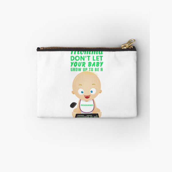 Item preview, Momma, Don’t Let Your Baby Grow Up to Be a Programmer – Funny Tech Humor designed and sold by SnarkSharks.