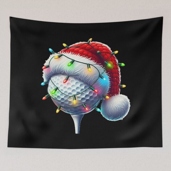 Item preview, Golf Ball Santa Hat Xmas Golfing Golfer Christmas Boys Men designed and sold by AndreaBonnie.