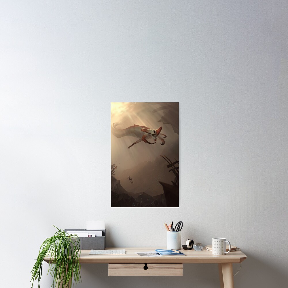 Subnautica - Reaper Leviathan Poster
