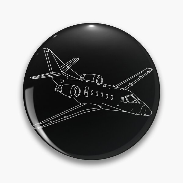 Item preview, Cessna Citation Jet Sketch Aviation Art  designed and sold by skye-studio.