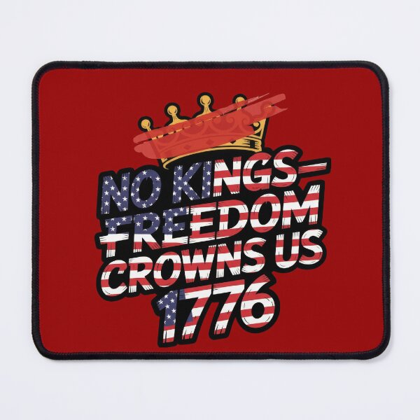 Item preview, No kings—freedom crowns us 1776 designed and sold by TextMood.