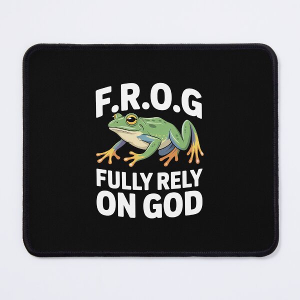 Item preview, Christian Frog Catcher Amphibian F.R.O.G. Fully Rely On God  designed and sold by HaileyRobel.