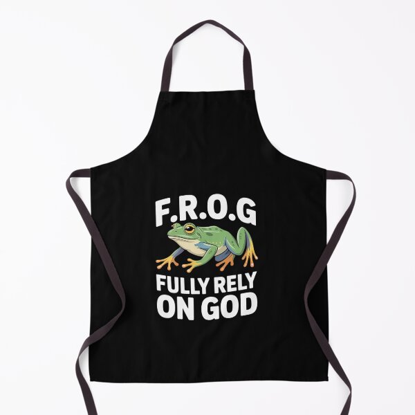 Item preview, Christian Frog Catcher Amphibian F.R.O.G. Fully Rely On God designed and sold by HaileyRobel.