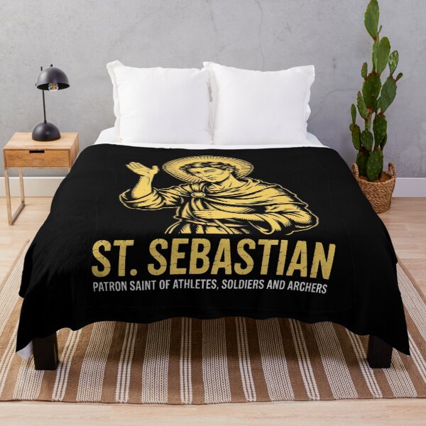 Item preview, Catholicism Gold St. Sebastian Catholic Christian Saint designed and sold by RayArmstrong.